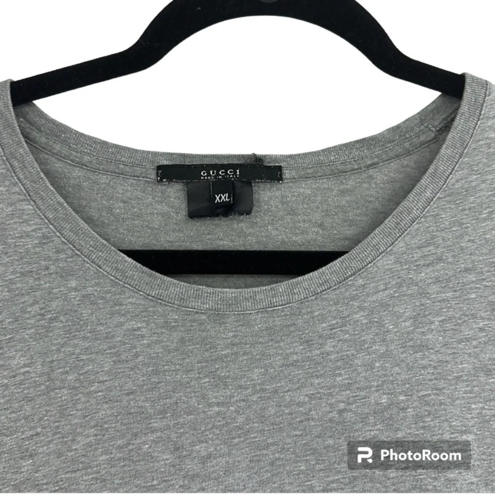 100% Authentic GUCCI XXL grey tee.